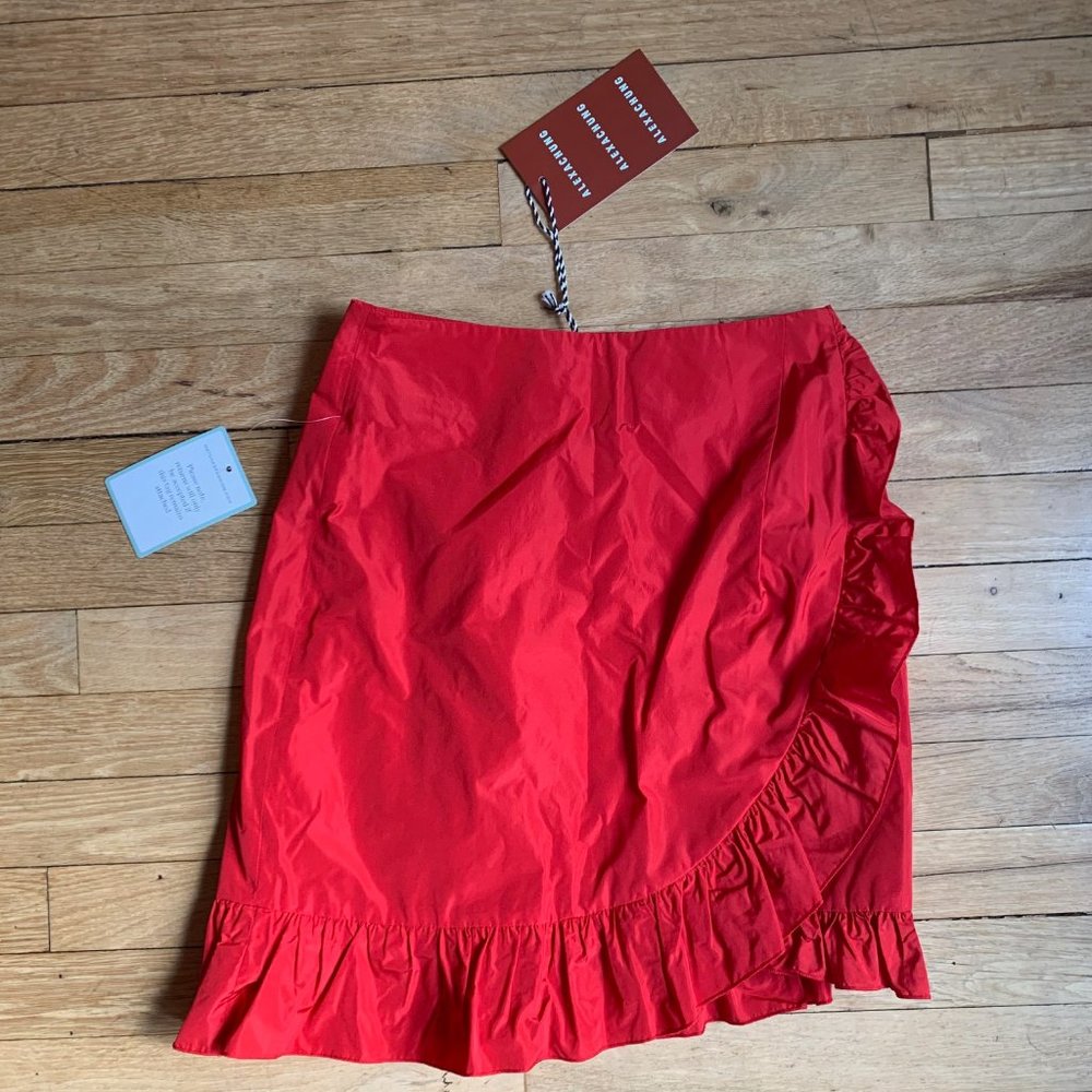NWT Alexa Chung Ruffled Mini Skirt